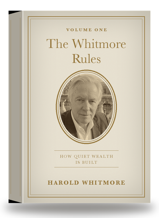 The Whitmore Rules, Volume One by Harold Whitmore, a gold-blocked cloth hardback.