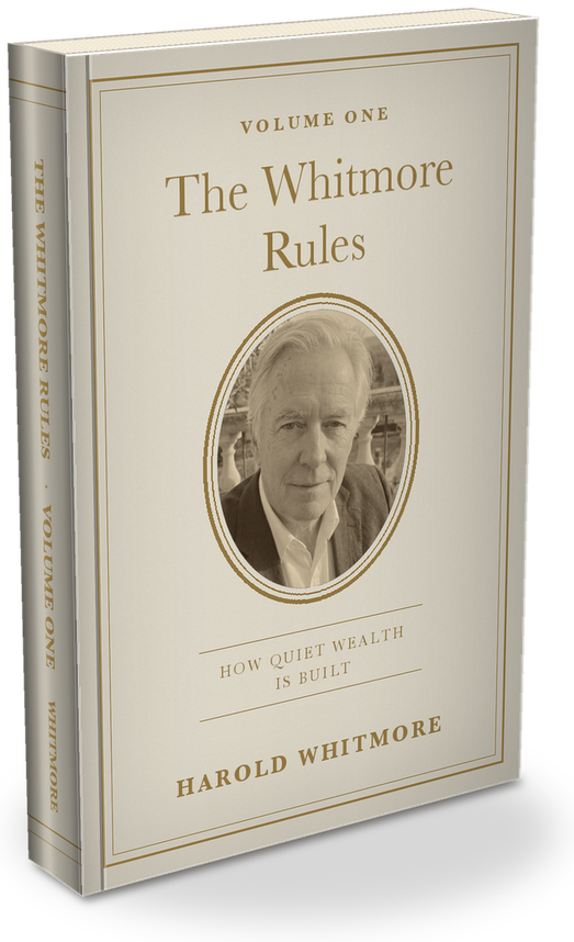 The Whitmore Rules, Volume One by Harold Whitmore, a gold-blocked cloth hardback.