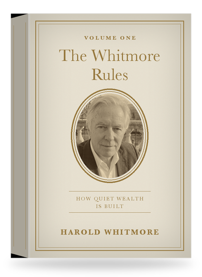 The Whitmore Rules, Volume One, a gold-blocked cloth hardback.