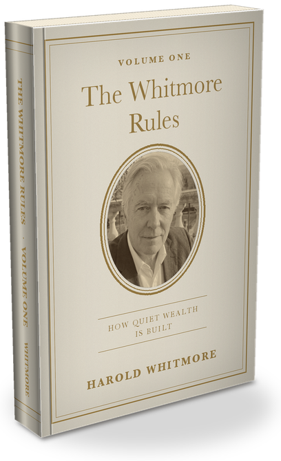 The Whitmore Rules, Volume One, a gold-blocked cloth hardback.
